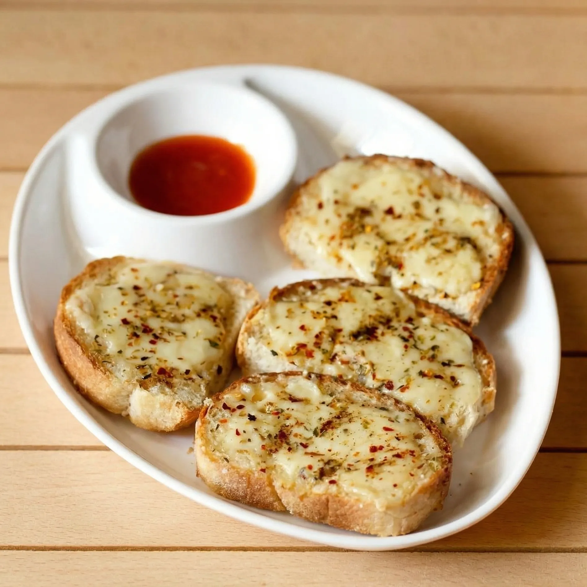 Garlic cheese bread at 8 Stone Pizza, Edmonton southeast
